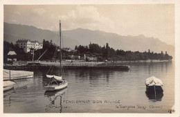 LA TOUR PRÈS VEVEY (VD) Pensionnat Du Bon Rivage - Vue Du Lac - Ed. Perrochet-Matile 250 - La Tour-de-Peilz