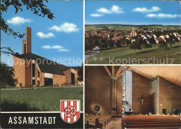 71618147 Assamstadt Panorama Kirche Assamstadt - Autres & Non Classés