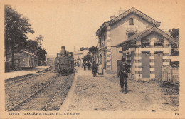 91-LOZERE SUR YVETTE-LA GARE-LOCOMOTIVE-N 6009-F/0229 - Autres & Non Classés