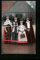 AK Frauen In Tracht Aus Schaumburg-Lippe  - Costumes