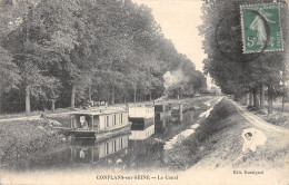 51-CONFLANS SUR SEINE-PENICHE SUR LE CANAL-N 6009-F/0157 - Autres & Non Classés