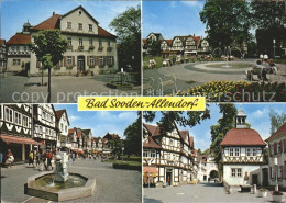 71618144 Allendorf Bad Sooden Kurverwaltung Park Marktplatz Brunnen Fachwerkhaeu - Bad Soden