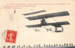 75-PARIS-PASSAGE D AVION DE SOMMER 1909-N 6009-F/0005 - Other & Unclassified