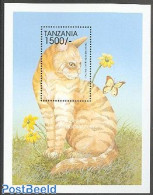 Tanzania 1999 European Shorthair Cat S/s, Mint NH, Nature - Cats - Tansania (1964-...)