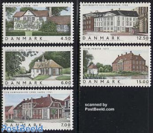 Denmark 2004 Architecture 5v, Mint NH, Religion - Churches, Temples, Mosques, Synagogues - Art - Architecture - Unused Stamps