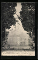 CPA Fongombault, Le Monument Eleve A La Memoire Des Enfants De Fontgombault  - Autres & Non Classés