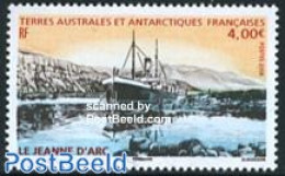 French Antarctic Territory 2009 Ship, Le Jeanne DArc 1v, Mint NH, Transport - Ships And Boats - Nuovi