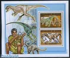 Guinea, Republic 2006 Scouting, Preh. Animals S/s, Mint NH, Nature - Sport - Prehistoric Animals - Scouting - Prehistorisch