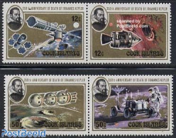 Cook Islands 1980 J. Kepler 2x2v [:], Mint NH, Science - Transport - Physicians - Space Exploration - Fysica