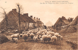 50-LE MONT SAINT MICHEL-DEPART DU TROUPEAU-N 6009-D/0135 - Le Mont Saint Michel