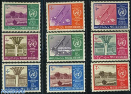Afghanistan 1963 Meteorology Day 9v, Mint NH, Science - Transport - Meteorology - Space Exploration - Klimaat & Meteorologie