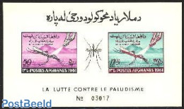 Afghanistan 1961 Anti Malaria S/s Imperforated, Mint NH, Health - Nature - Health - Insects - Afghanistan