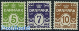 Denmark 1930 Definitives 3v, Unused (hinged) - Unused Stamps
