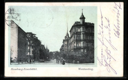 AK Hamburg-Eimsbüttel, Weidensteig Ecke Bismarckstrasse  - Eimsbuettel