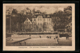 AK Oevelgönne, Hotel Elbschloss Zur Schönen Aussicht  - Altona