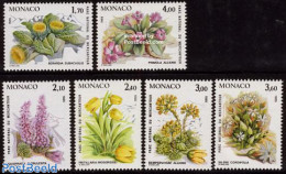 Monaco 1985 Mercantour Park 6v, Mint NH, Nature - Flowers & Plants - National Parks - Ongebruikt