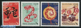 New Zealand 2013 Year Of The Snake 4v, Mint NH, Nature - Transport - Various - Snakes - Cableways - New Year - Neufs