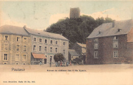 Belgique - POULSEUR (Liège) Ruines Du Château Des 4 Fils Aymon - Ed. Nels Série 26 N. 203 Aquarellée - Autres & Non Classés