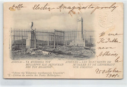 Greece - ATHENS - Lenormant And Müller Monuments In Kolonos - Publ. Service Des Postes Hélleniques 53 - Grèce