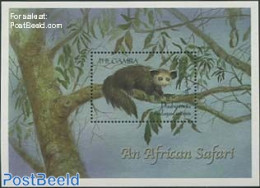 Gambia 2000 Animals S/s, Daubentonia, Mint NH, Nature - Animals (others & Mixed) - Gambie (...-1964)