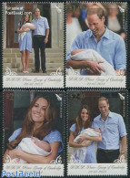 New Zealand 2013 Royal Baby 4v, Mint NH, History - Kings & Queens (Royalty) - Ungebraucht