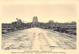 Cambodge - Ruines D'Angkor - ANGKOR VAT - Entrées Occidentales Du Temple - Ed. Nadal  - Cambodia