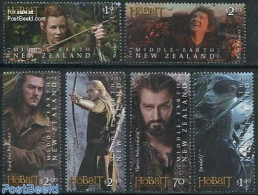 New Zealand 2013 Middle Earth 6v, Mint NH, Performance Art - Film - Movie Stars - Art - Science Fiction - Unused Stamps