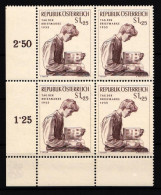 Österreich 1023 Postfrisch Viererblock #IH862 - Autres & Non Classés