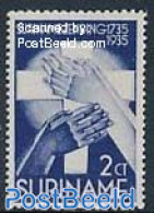 Suriname, Colony 1935 2+1c, Stamp Out Of Set, Mint NH - Autres & Non Classés