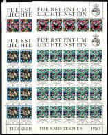 Liechtenstein 658-661 Postfrisch Kleinbogensatz / Tierkreiszeichen #IH834 - Other & Unclassified