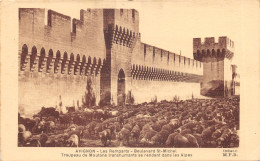 84-AVIGNON-REMPARTS-TROUPEAU DE MOUTONS-N 6009-G/0271 - Avignon