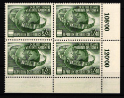 Österreich 1022 Postfrisch Viererblock #IH859 - Andere & Zonder Classificatie