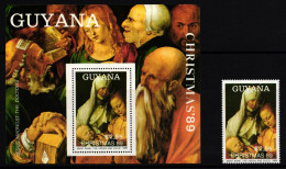 Guyana 3073 Und Block 73 Postfrisch Albrecht Dürer #IH880 - Guyana (1966-...)