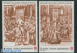 Sovereign Order Of Malta 1990 History 2v, Mint NH - Autres & Non Classés