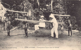 Côte D'Ivoire - Transport En Hamac Dans La Brousse - Ed. Cie Française De Kong 2 - Ivory Coast