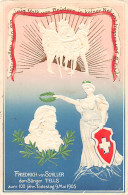Schweiz - Illustration - Friedrich Von Schiller Dem Sänger TELLS Zum 100 Jähr. Todestag 9. Mai 1905 - Geprägte Karte - V - Andere & Zonder Classificatie