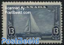 Canada 1935 13c, Stamp Out Of Set, Mint NH, Sport - Transport - Sailing - Ships And Boats - Ongebruikt