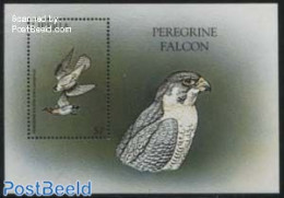 Liberia 1999 Peregrine Falcon S/s, Mint NH, Nature - Birds - Birds Of Prey - Ducks - Autres & Non Classés