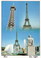 75-PARIS TOUR EIFFEL-N°4014-C/0373 - Other & Unclassified