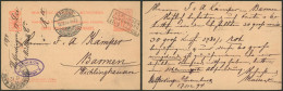 Gd Du Luxembourg - EP Au Type 10C Rouge Obl Ambulant "Ulflingen-Luxemburg" (1894) > Barmen / Wichlinghausen - Entiers Postaux