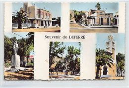 Algérie - DUPERRÉ Aïn Defla - La Gare - Statue De L'Amiral - L'église - La Mairie - Amitiés Africaines - Ed. Garcia 10 - Autres & Non Classés