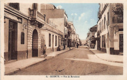 Tunisie - BIZERTE - Rue De Barcelone - Crédit Foncier De L'Algérie Et De La Tunisie - Ed. Ets. Photo Albert 6 - Tunesien