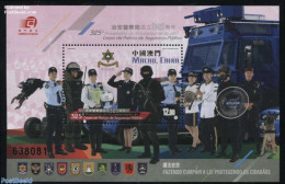 Macao 2016 Police S/s, Mint NH, Nature - Performance Art - Transport - Various - Dogs - Music - Automobiles - Motorcyc.. - Ongebruikt