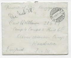 Brief Aus Kreuzlingen Nach Knockaloe Internment Camp, Isle Of Man,1917 Kgf, PoW - Briefe U. Dokumente