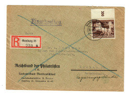 Einschreiben Hamburg, 1940, Reichsbund Der  Philatelisten Nach Krakau/Regierung - Lettres & Documents
