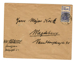 Brief 1920 Mit EF MiNr. 87 II, Oberrand Nach Magdeburg - Covers & Documents