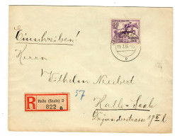 Einschreiben Halle 1936 - Lettres & Documents