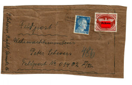 Paketausschnitt An Feldpostnummer 01402, 1943 - Feldpost 2e Wereldoorlog