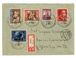 Einschreiben Wien Nach Berlin, Europäischer Postkongress 1942, MiNr. 801 !!! - Briefe U. Dokumente