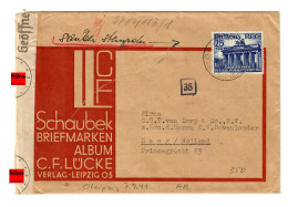 Schaubeck Briefmarken, Leipzig, Nach Haag/Holland, Zensur, 1941, Vignette - Lettres & Documents